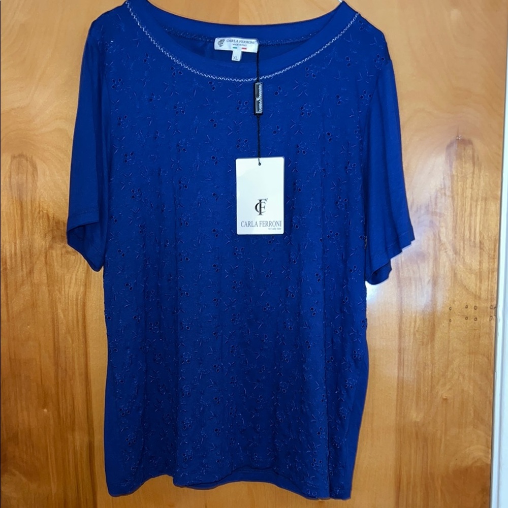 Made in Italy Blue Women's Top 🆕🇮🇹